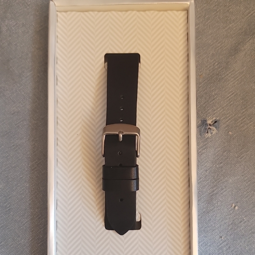 Samsung Galaxy Watch Black Leather Strap Brand New